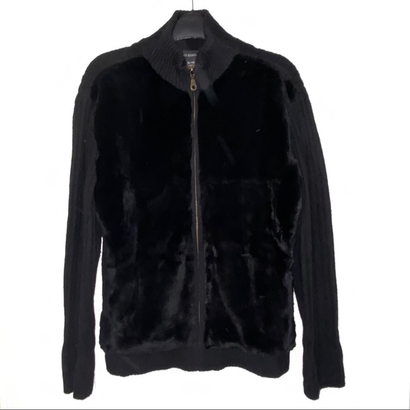 Holt Renfrew fur cardigan - Picture 2 of 3